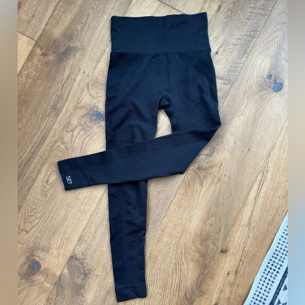 SET Active Sculptflex Legggings - ONYX/Black Size XS
